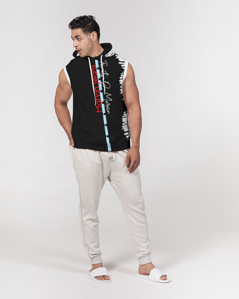 Drip BY MARVIN JEANS Men's Premium Heavyweight Sleeveless Hoodie