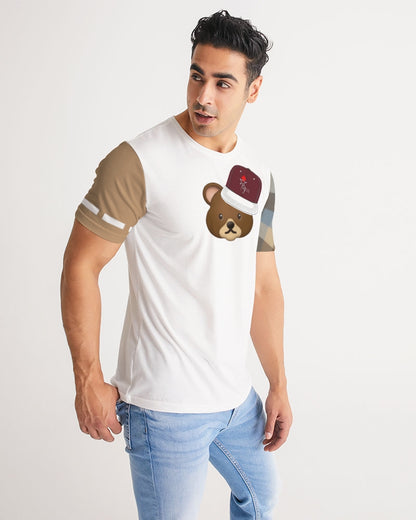 @plaids bear cap Men's Tee