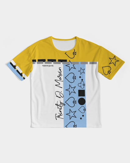 Yellow baby blue BY MARVIN JEANS Men's Premium Heavyweight Tee