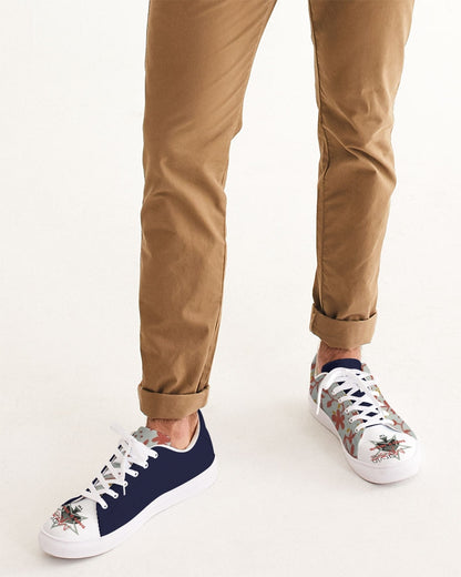 Wildwood, blue by Marvin Jeans and Trinity D Marvin Men's Faux-Leather Sneaker