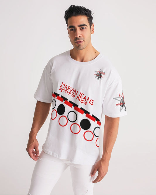 Red and white ACCESSORIES Men's Premium Heavyweight Tee