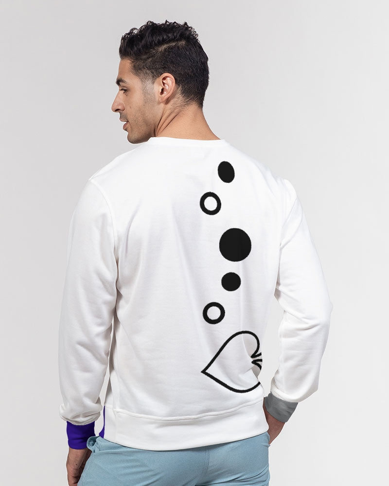 Retro Men's Classic French Terry Crewneck Pullover