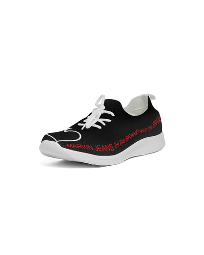 Black BY MARVIN JEANS Men's Lace Up Flyknit Shoe