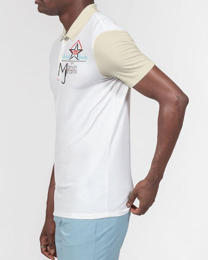 Blake BY MARVIN JEANS Men's Slim Fit Short Sleeve Polo