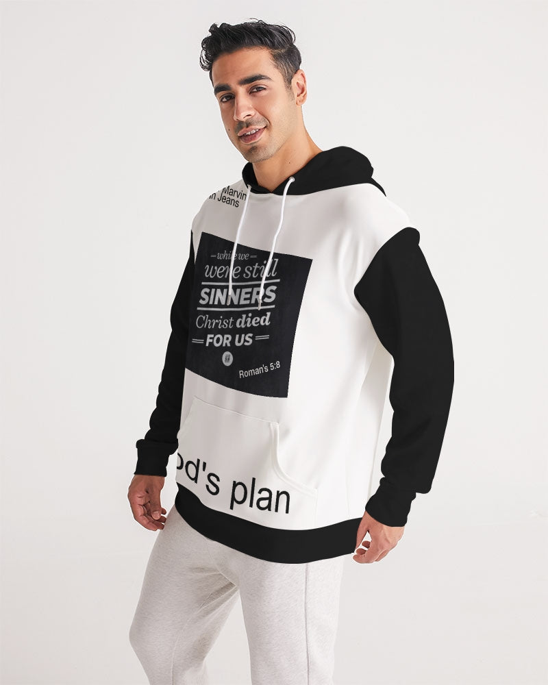 Gospel message God's plan BY MARVIN JEANS Men's Hoodie