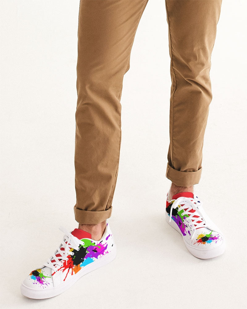 Double splash by Marvin Jeans and Trinity D Marvin Men's Faux-Leather Sneaker