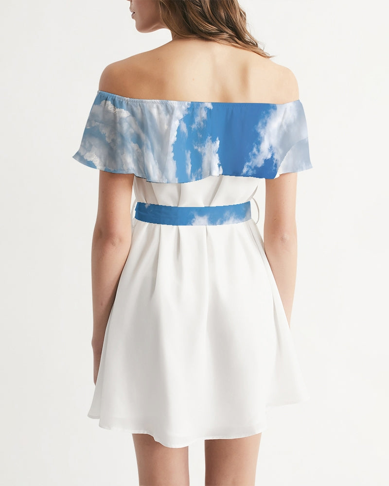 Skydive BY MARVIN JEANS Women's Off-Shoulder Dress