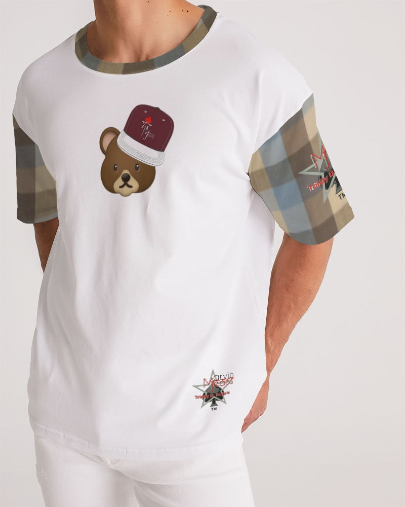 @plaids bear cap Men's Premium Heavyweight Tee