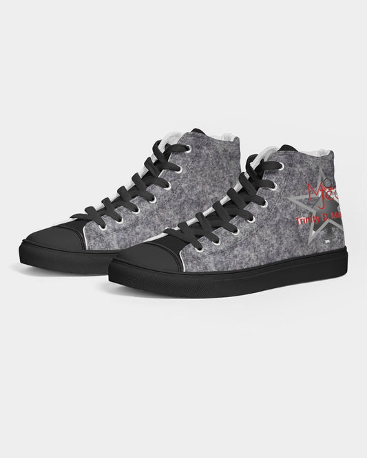 Wool by Marvin Jeans and Trinity D Marvin Men's Hightop Canvas Shoe - Black