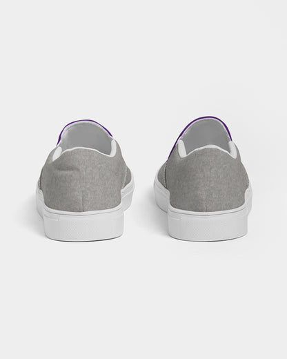 Purple cool grey BY MARVIN JEANS Men's Slip-On Canvas Shoe