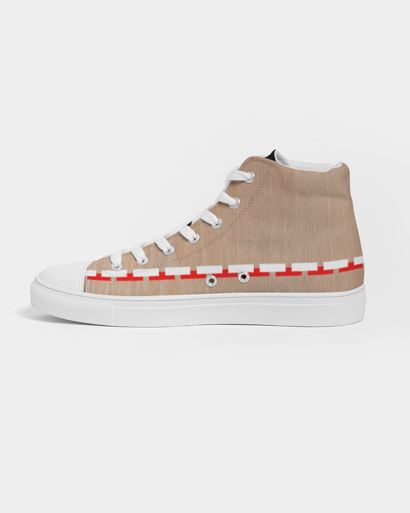 Woodgrain Men's Hightop Canvas Shoe