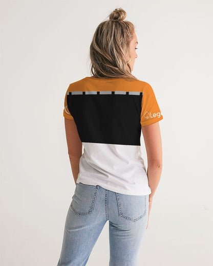 Crazy mix BY MARVIN JEANS Women's V-Neck Tee