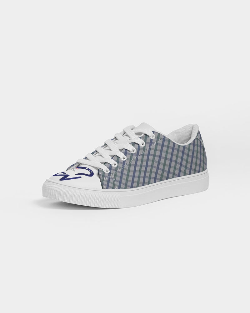 Grid mix T.D.M by Trinity D. Marvin and Marvin Jeans Men's Faux-Leather Sneaker