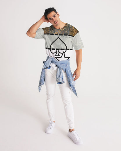 Calf print gator white by Marvin JEANS Men's Premium Heavyweight Tee