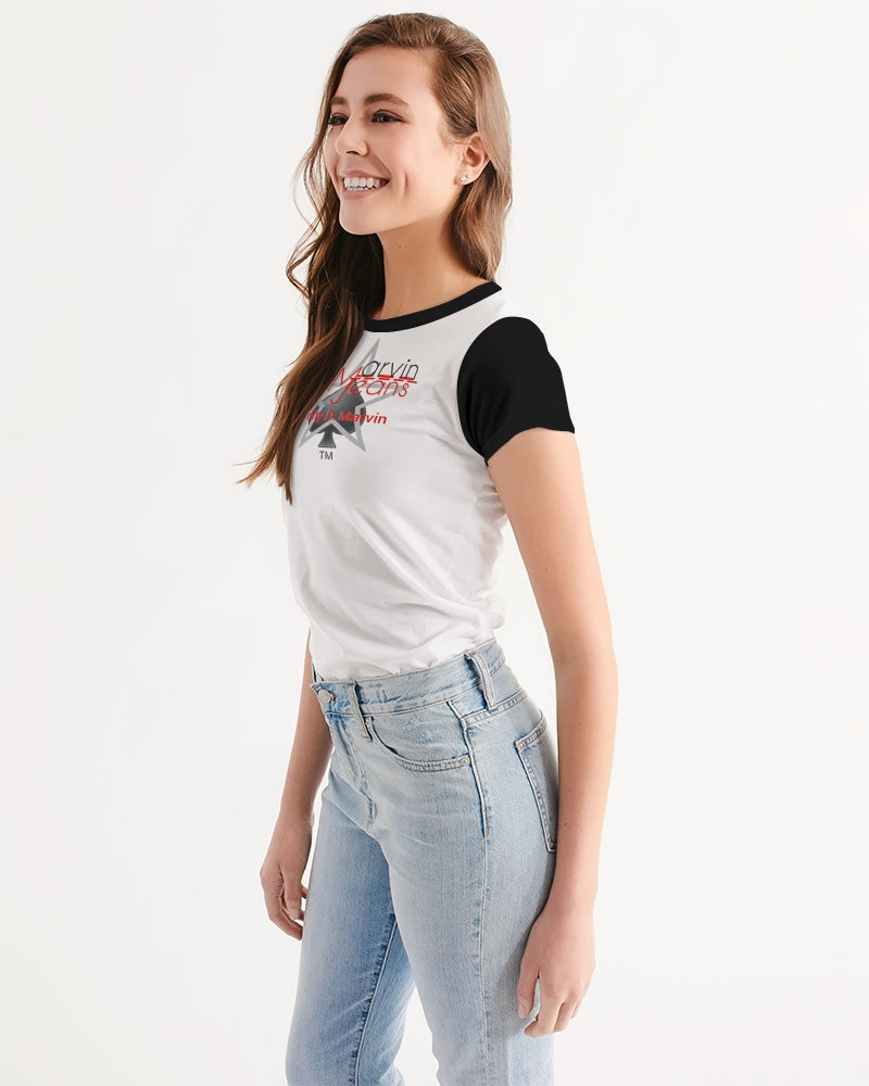 Black Stone by Marvin Jeans and Trinity D.Marvin Women's Tee