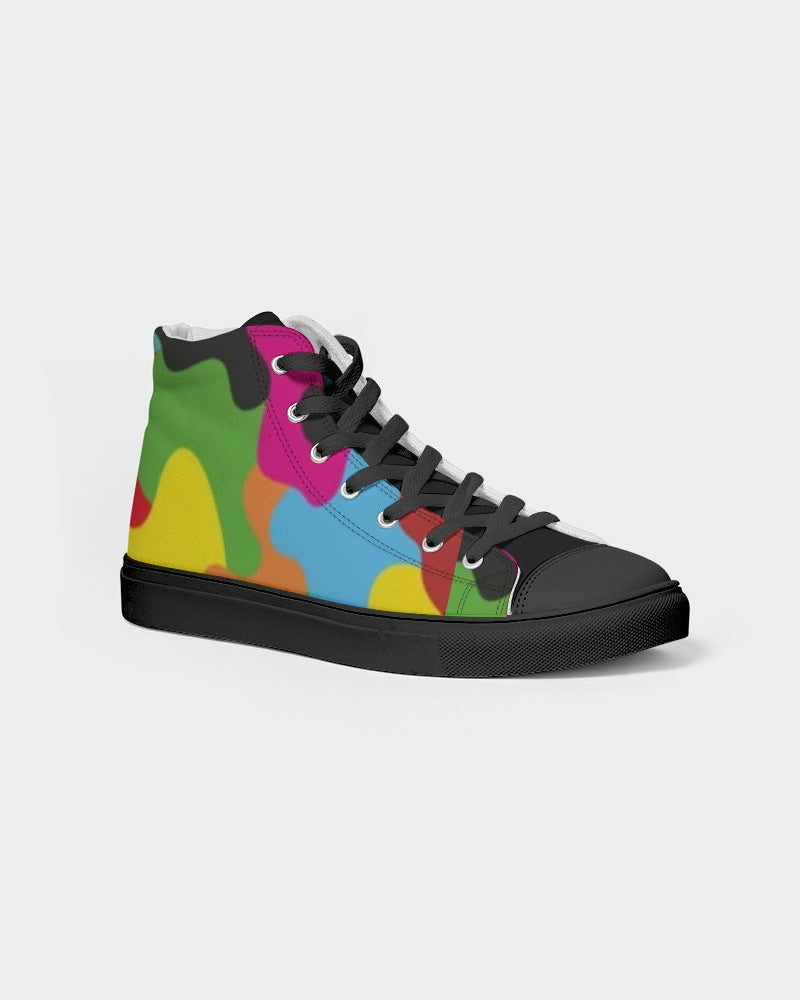 Crazy combo by Marvin Jeans and Trinity D Marvin Men's Hightop Canvas Shoe - Black