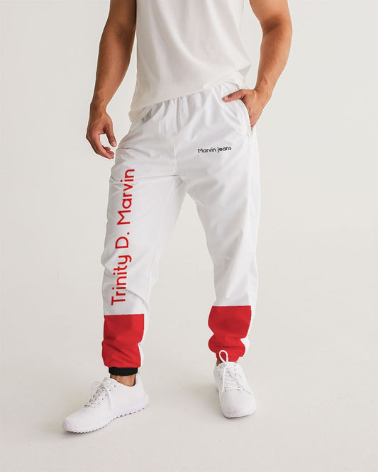 Red and white by Marvin Jeans Men's Track Pants