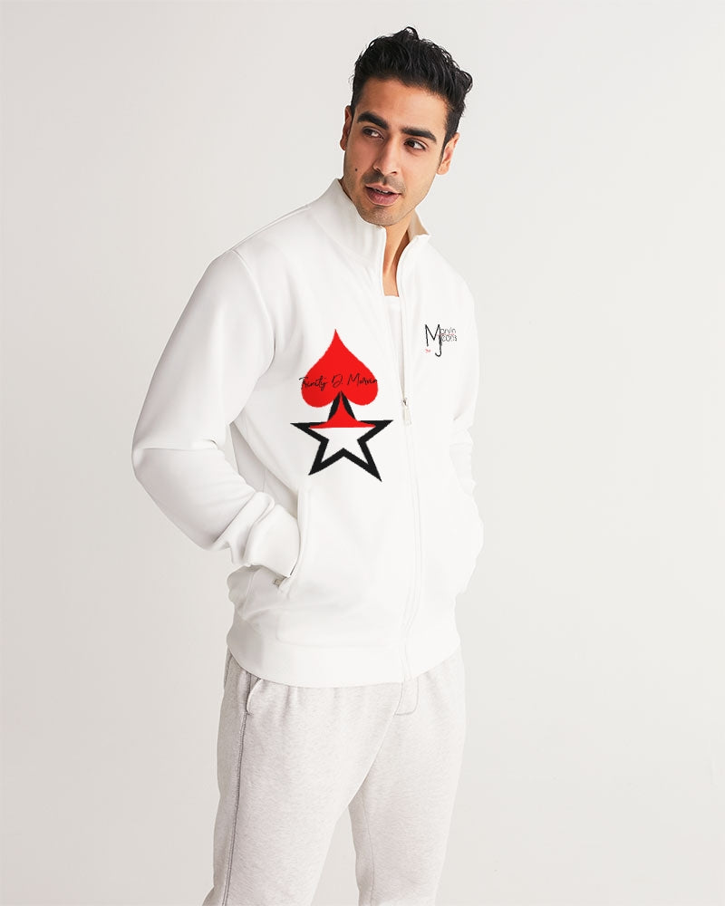 All white by Marvin Jeans and Trinity D Marvin Men's Track Jacket