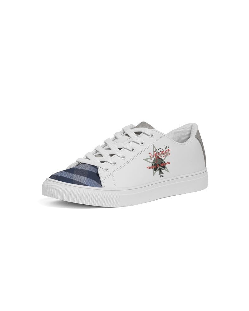 Blue stripes tip by Marvin Jeans and Trinity D Marvin Men's Faux-Leather Sneaker