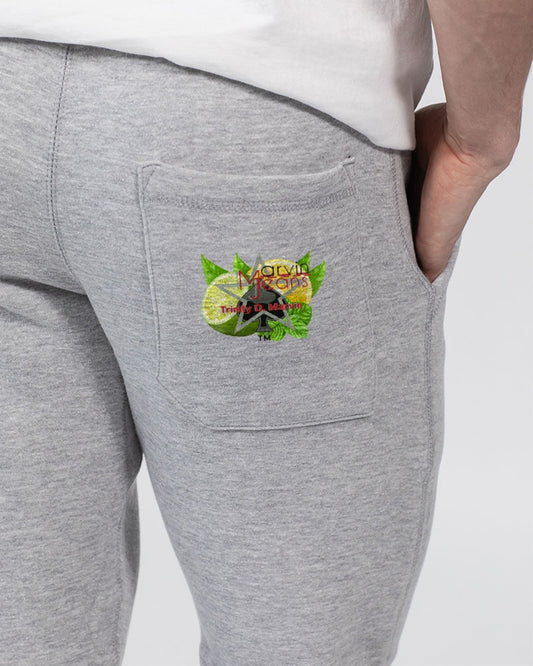 Lemon Lime by Marvin Jeans and Trinity D Marvin Unisex Premium Fleece Joggers | Lane Seven