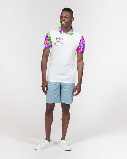Low tide by Marvin Jeans and Trinity D Marvin Men's Slim Fit Short Sleeve Polo