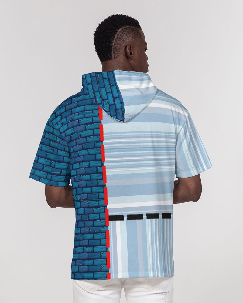 Brick city strip mix BY MARVIN JEANS Men's Premium Heavyweight Short Sleeve Hoodie
