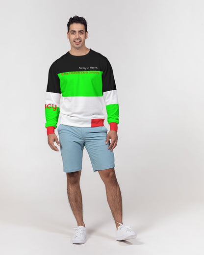 Beautiful BY MARVIN JEANS Men's Classic French Terry Crewneck Pullover