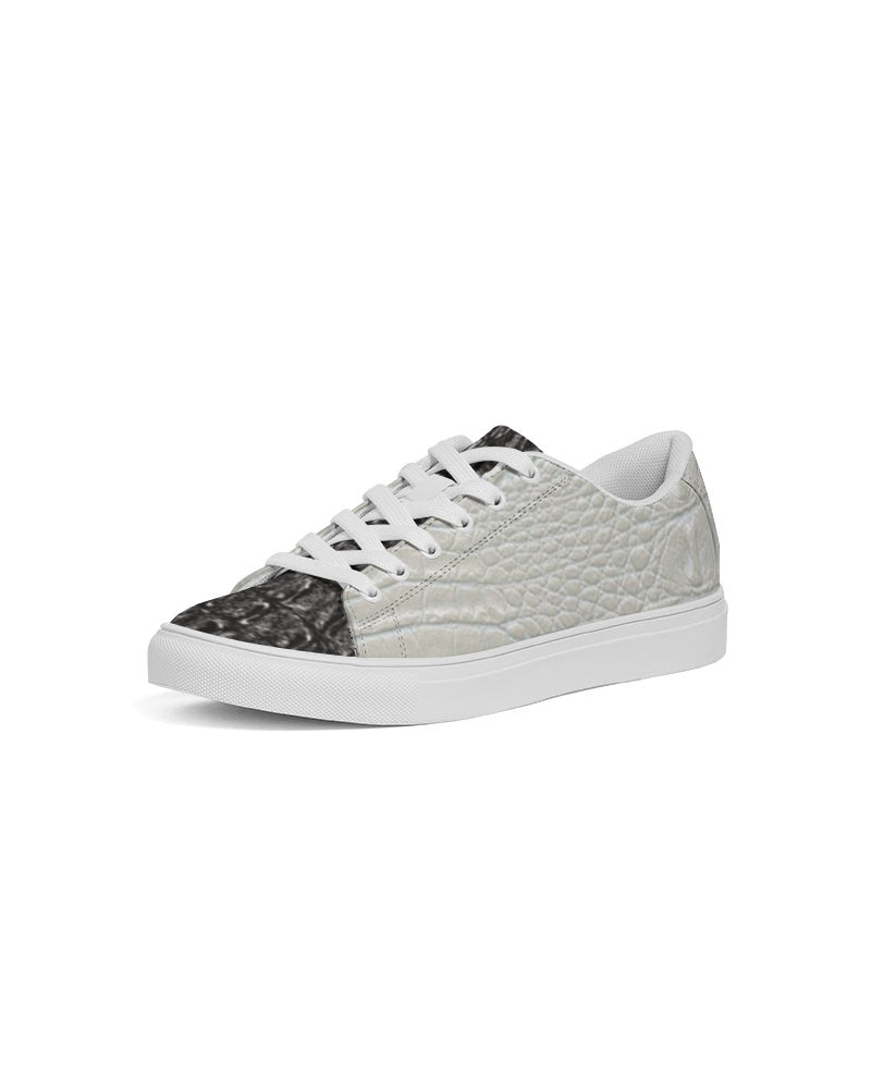 Gator black Gator white by Trinity D Marvin Men's Faux-Leather Sneaker