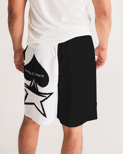 Black & white BY MARVIN JEANS Men's Jogger Shorts
