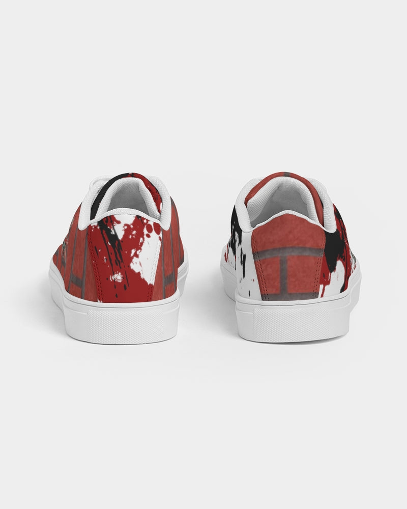 Brick city red awesome print Marvin Jeans and Trinity D Marvin Men's Faux-Leather Sneaker