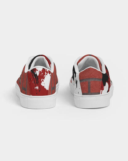 Brick city red awesome print Marvin Jeans and Trinity D Marvin Men's Faux-Leather Sneaker