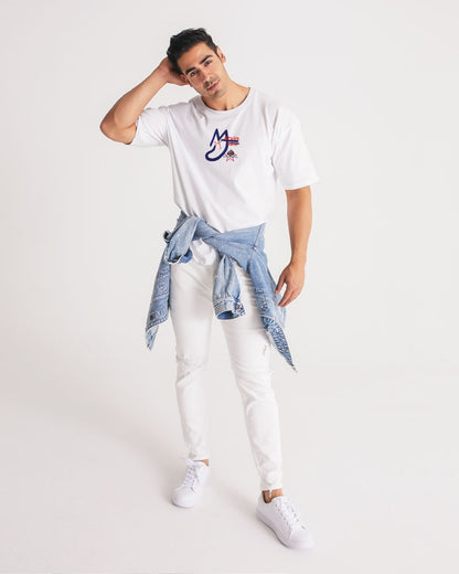 All white 3.1 by Marvin Jeans and Trinity D Marvin Men's Premium Heavyweight Tee