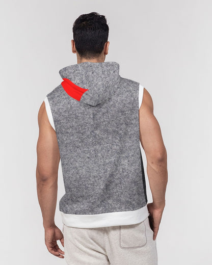 Wool, by Marvin Jeans and Trinity D Marvin Men's Premium Heavyweight Sleeveless Hoodie
