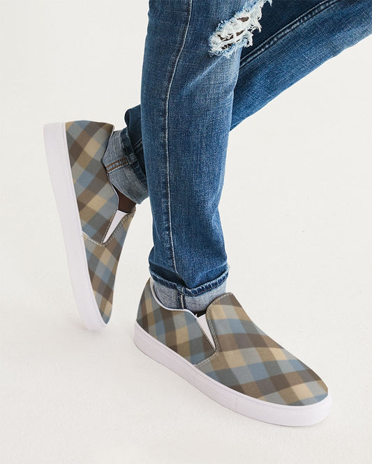 @plaids Men's Slip-On Canvas Shoe