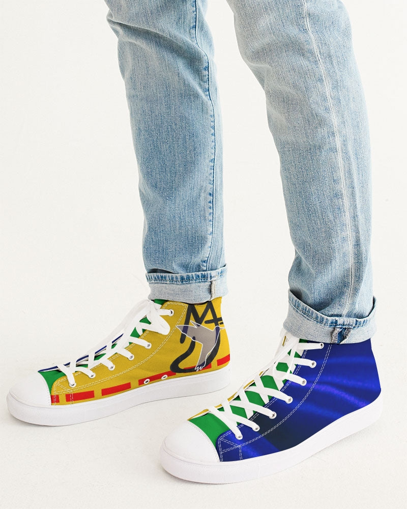 Greater Red  Men's Hightop Canvas Shoe