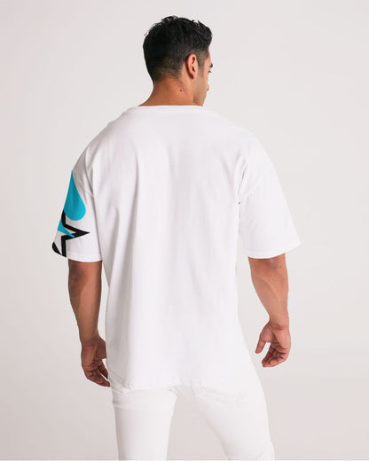 Two logo's BY MARVIN JEANS Men's Premium Heavyweight Tee