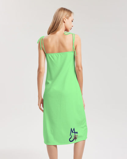 Mint by Marvin Jeans and Trinity D Marvin Women's Tie Strap Split Dress