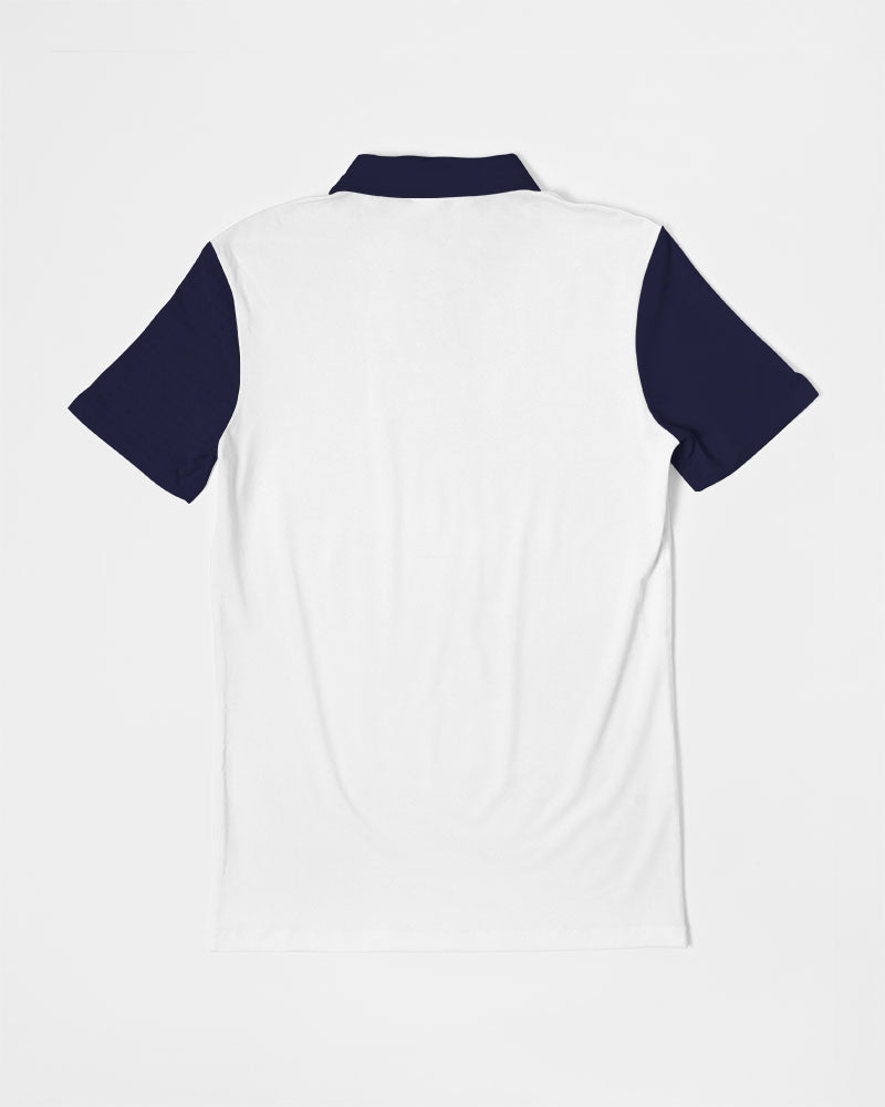 Two logo's by Marvin Jeans and Trinity D Marvin Men's Slim Fit Short Sleeve Polo