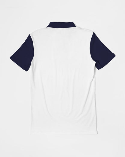 Two logo's by Marvin Jeans and Trinity D Marvin Men's Slim Fit Short Sleeve Polo