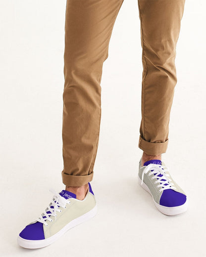Blue cross by Trinity D Marvin and Marvin Jeans  Men's Faux-Leather Sneaker