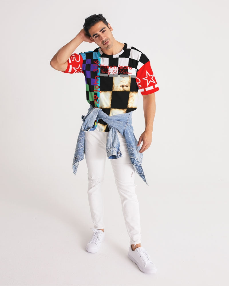 Combo mix by Marvin Jeans and Trinity D Marvin Men's Premium Heavyweight Tee