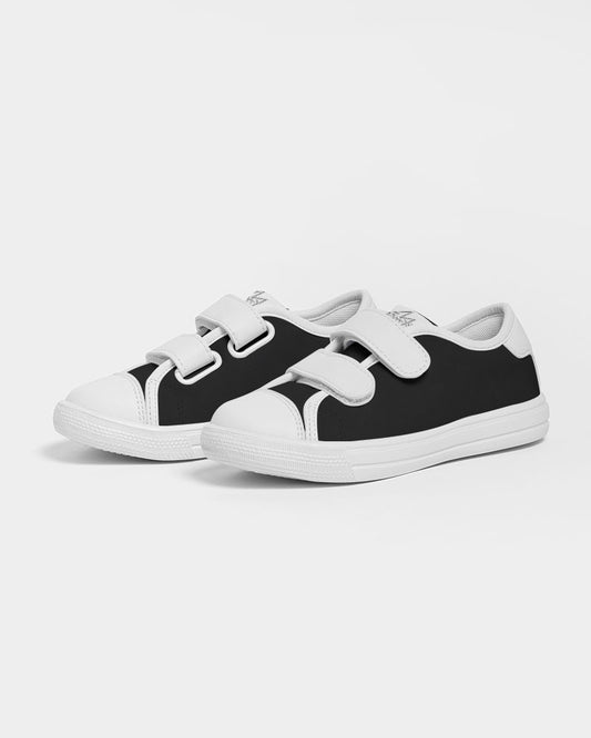 Black & white Kids Velcro Sneaker