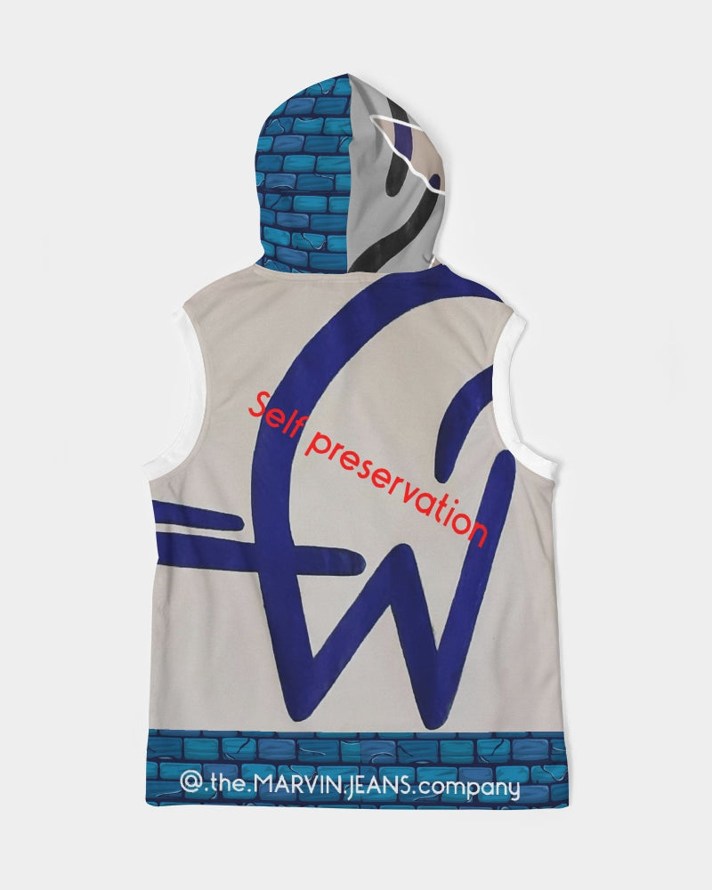 Brick city Legacy by Marvin Jeans Men's Premium Heavyweight Sleeveless Hoodie