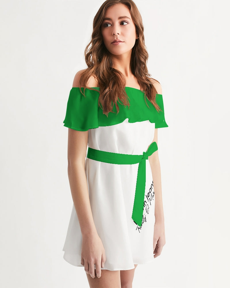 Freeport BY MARVIN JEANS Women's Off-Shoulder Dress