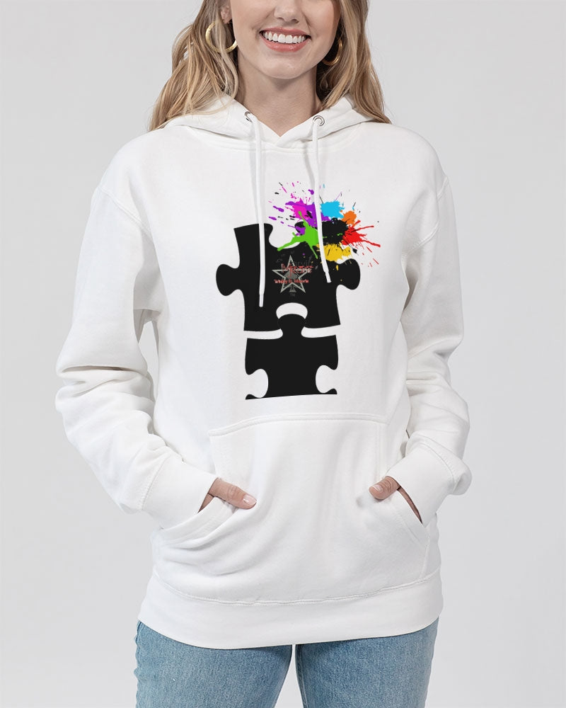 Puzzle piece by Marvin Jeans and Trinity D Marvin Unisex Premium Pullover Hoodie | Lane Seven