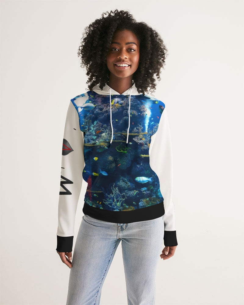 Sea world Two logo's SeaWorld by Marvin Jeans and Trinity D Marvin Women's Hoodie