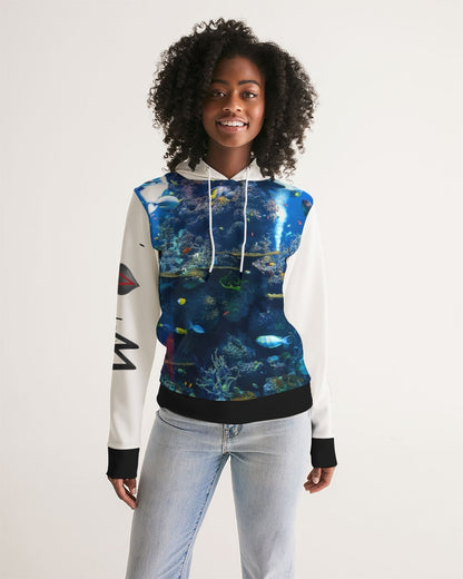 Sea world Two logo's SeaWorld by Marvin Jeans and Trinity D Marvin Women's Hoodie