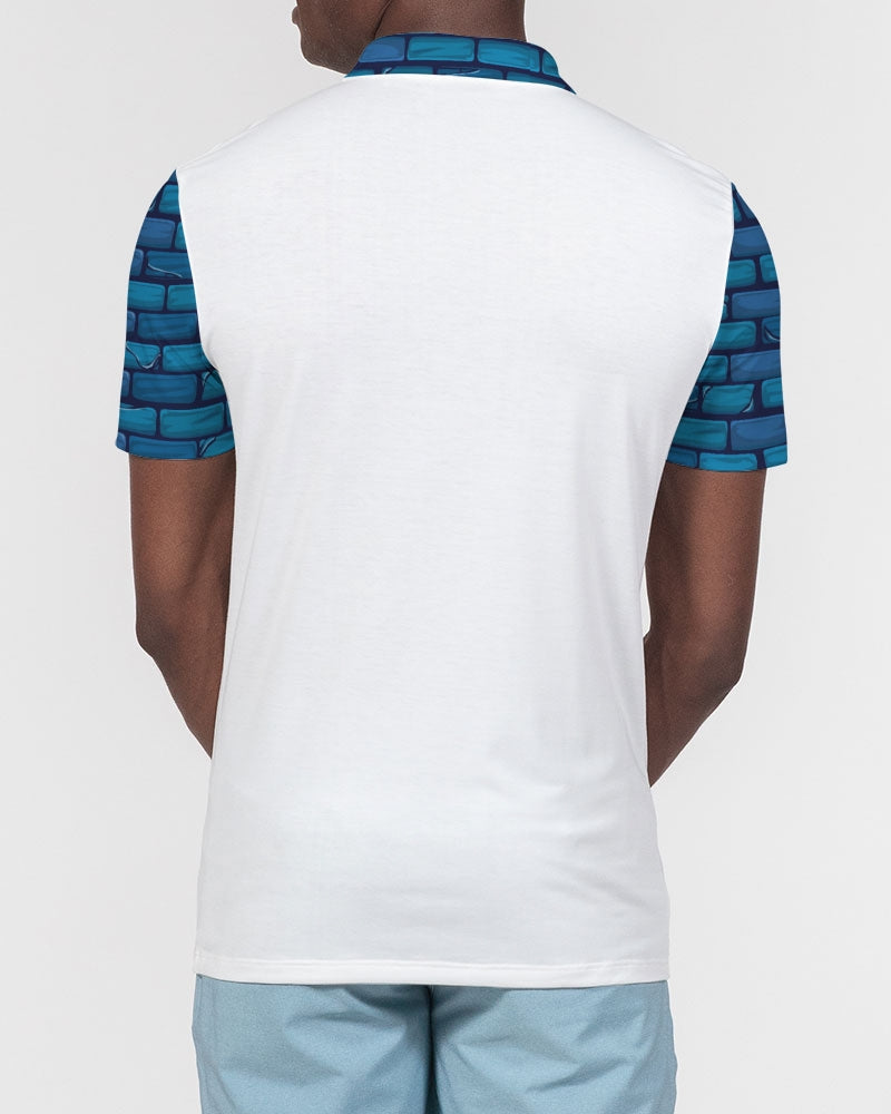 Brick city Dimond logo's Men's Slim Fit Short Sleeve Polo