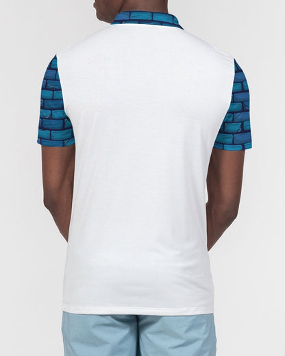 Brick city Dimond logo's Men's Slim Fit Short Sleeve Polo