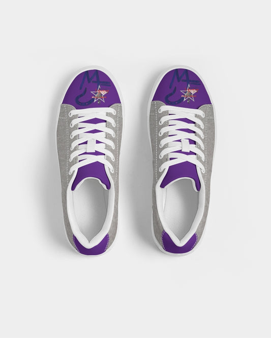 Purple cool grey BY MARVIN JEANS Men's Faux-Leather Sneaker